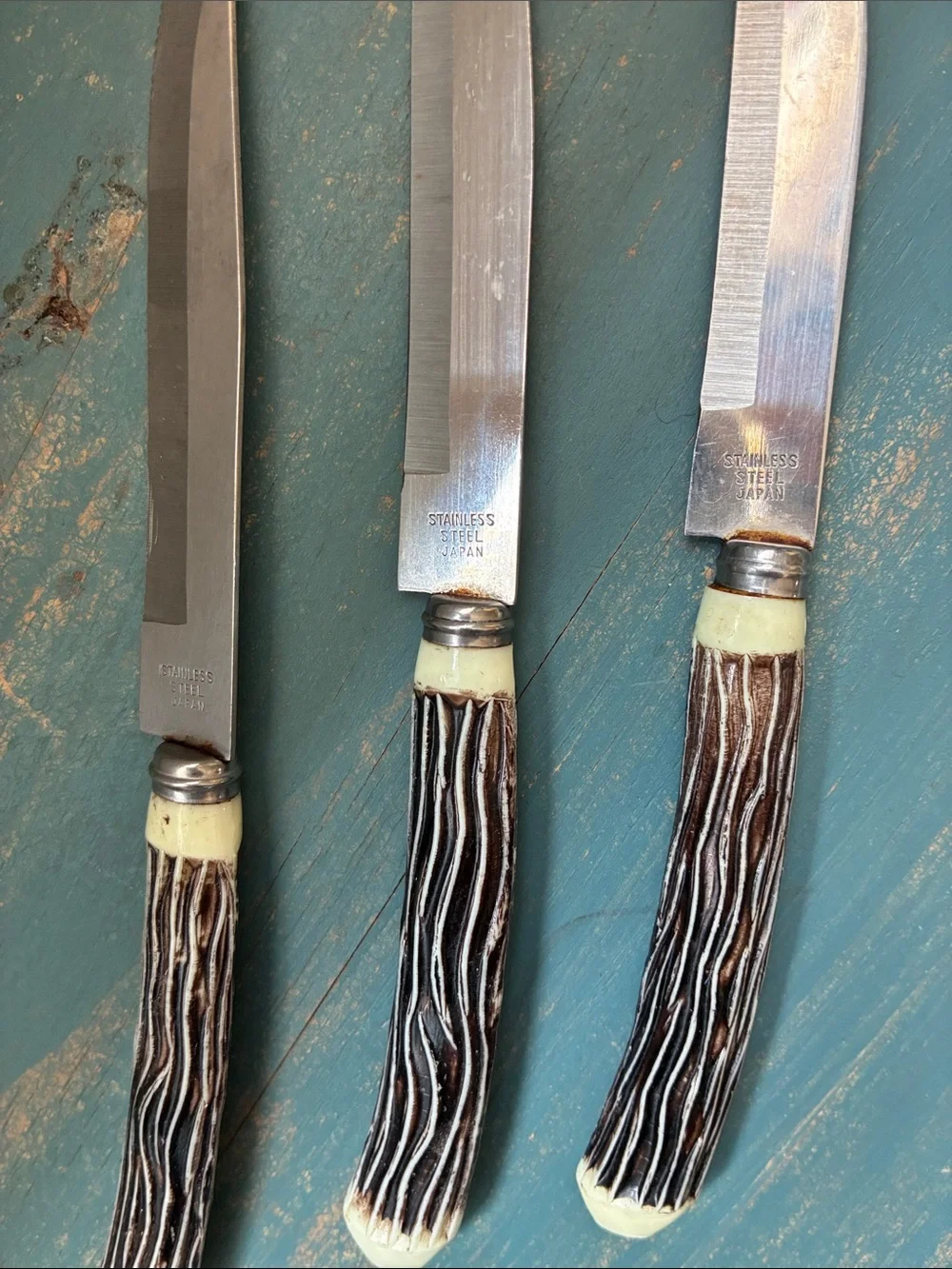 Vintage Mid-Century Steak Knives
